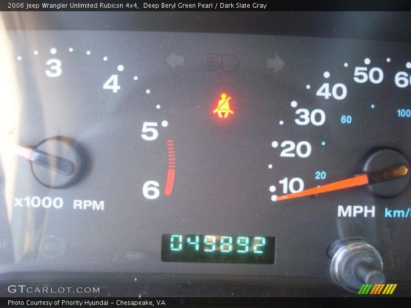 Deep Beryl Green Pearl / Dark Slate Gray 2006 Jeep Wrangler Unlimited Rubicon 4x4