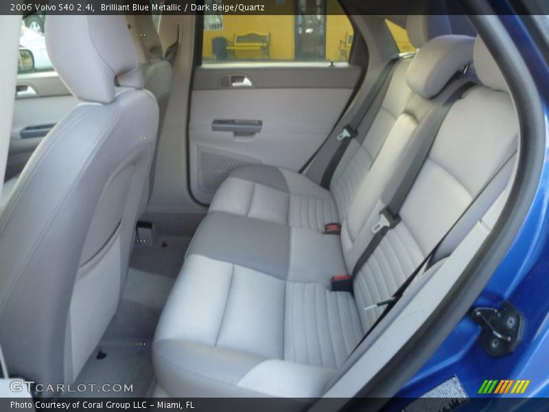 Brilliant Blue Metallic / Dark Beige/Quartz 2006 Volvo S40 2.4i