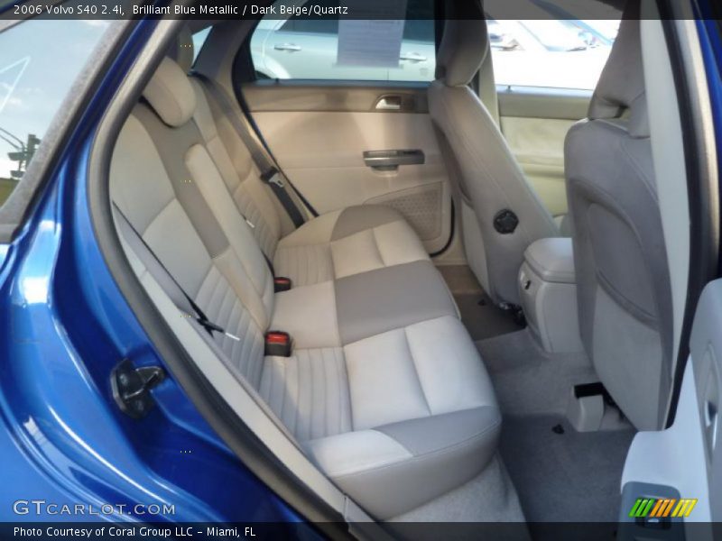 Brilliant Blue Metallic / Dark Beige/Quartz 2006 Volvo S40 2.4i