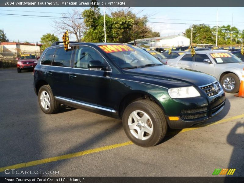 Venetian Green Metallic / Anthracite 2004 Volkswagen Touareg V6