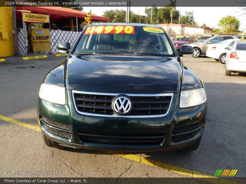 Venetian Green Metallic / Anthracite 2004 Volkswagen Touareg V6