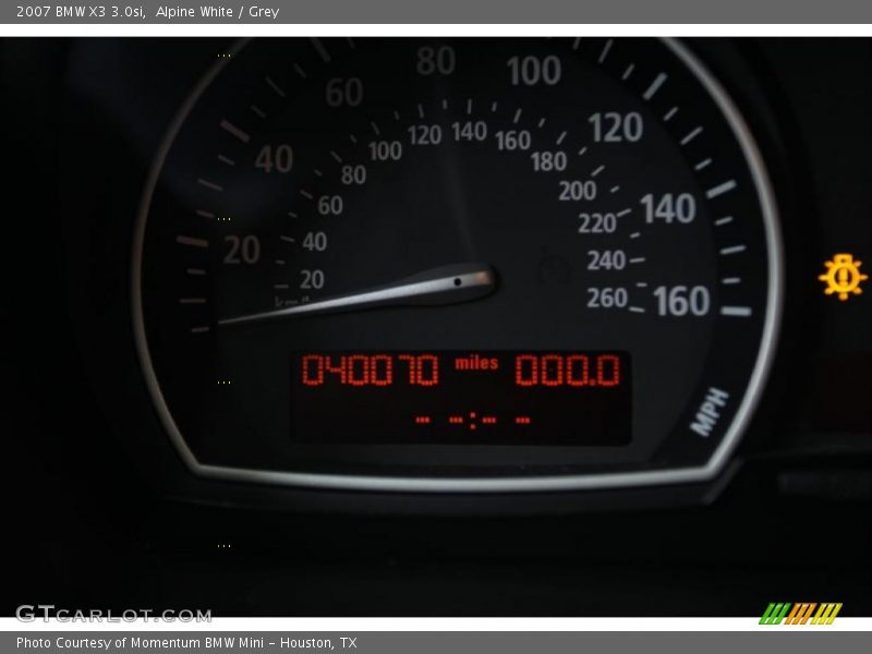 Alpine White / Grey 2007 BMW X3 3.0si