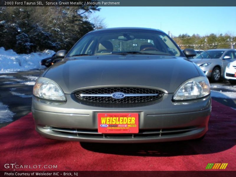 Spruce Green Metallic / Medium Parchment 2003 Ford Taurus SEL