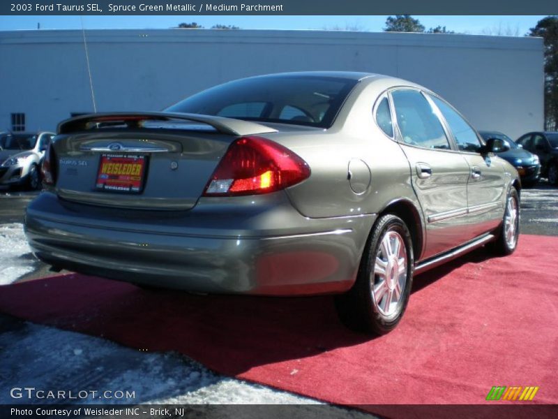 Spruce Green Metallic / Medium Parchment 2003 Ford Taurus SEL