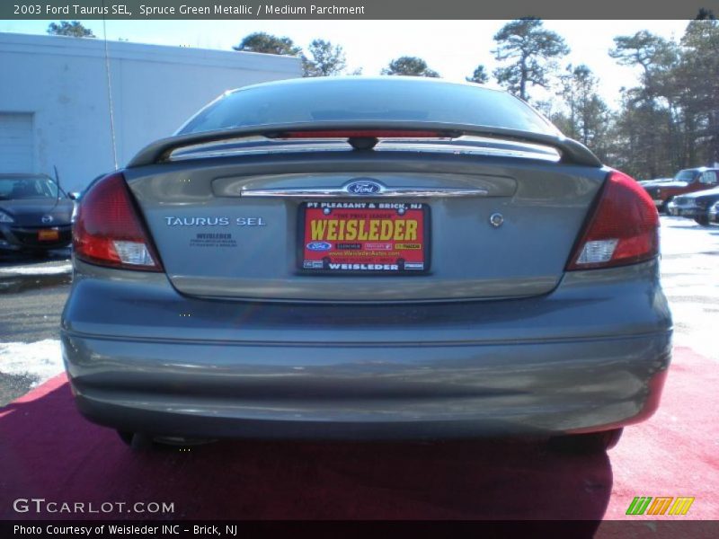 Spruce Green Metallic / Medium Parchment 2003 Ford Taurus SEL
