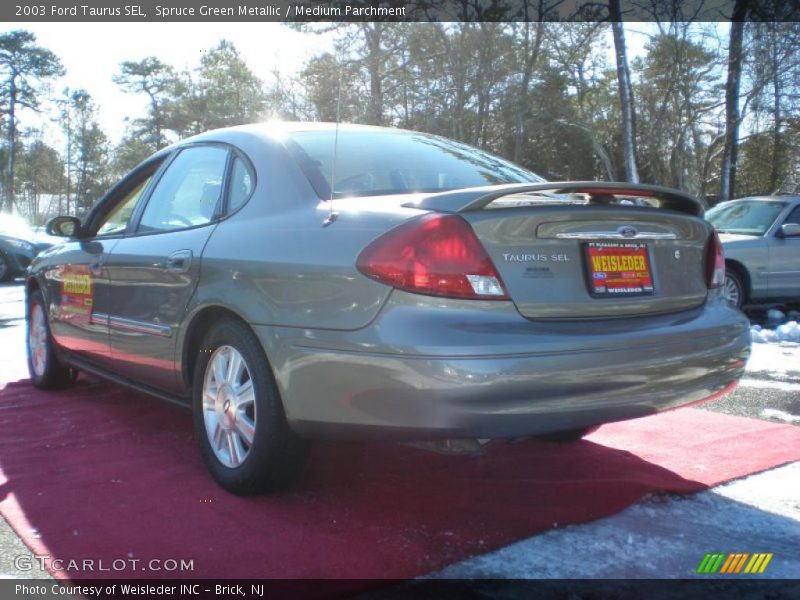 Spruce Green Metallic / Medium Parchment 2003 Ford Taurus SEL