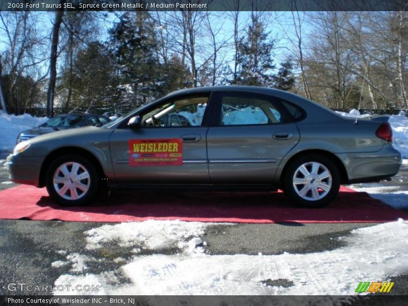 Spruce Green Metallic / Medium Parchment 2003 Ford Taurus SEL