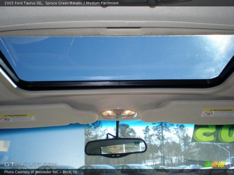 Spruce Green Metallic / Medium Parchment 2003 Ford Taurus SEL