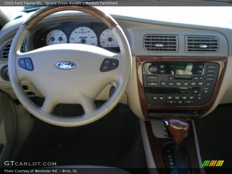 Spruce Green Metallic / Medium Parchment 2003 Ford Taurus SEL
