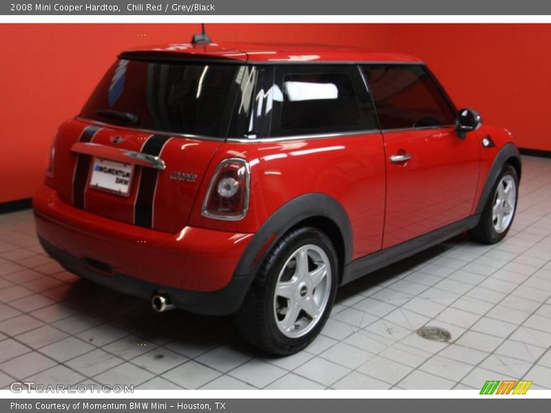 Chili Red / Grey/Black 2008 Mini Cooper Hardtop