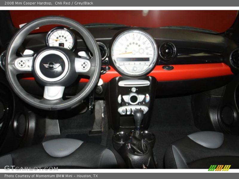 Chili Red / Grey/Black 2008 Mini Cooper Hardtop