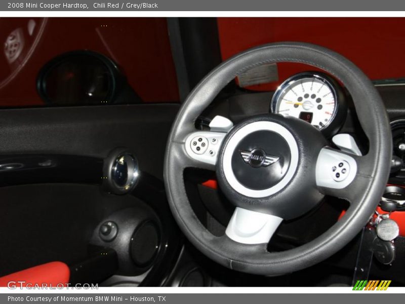 Chili Red / Grey/Black 2008 Mini Cooper Hardtop