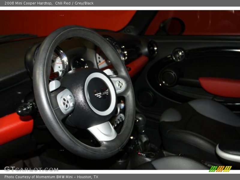 Chili Red / Grey/Black 2008 Mini Cooper Hardtop