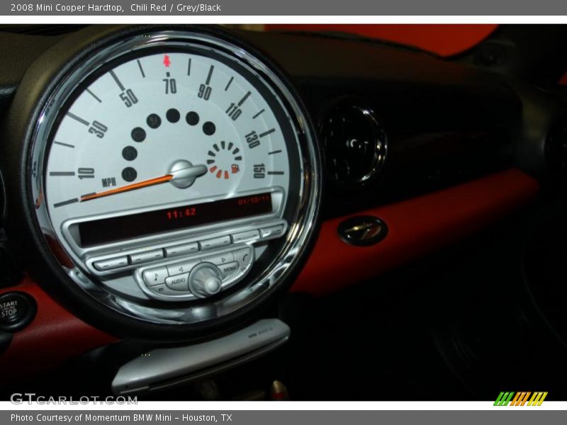 Chili Red / Grey/Black 2008 Mini Cooper Hardtop