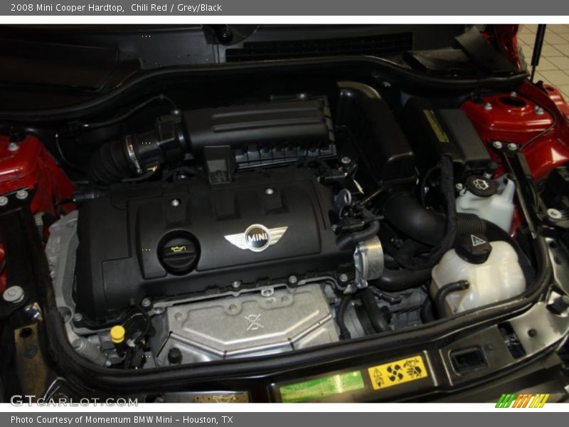 Chili Red / Grey/Black 2008 Mini Cooper Hardtop