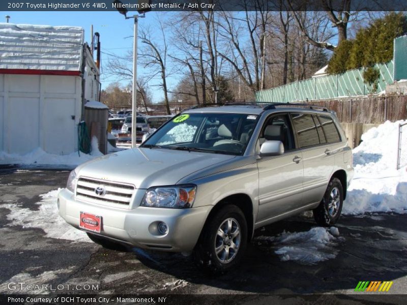Millenium Silver Metallic / Ash Gray 2007 Toyota Highlander V6 4WD