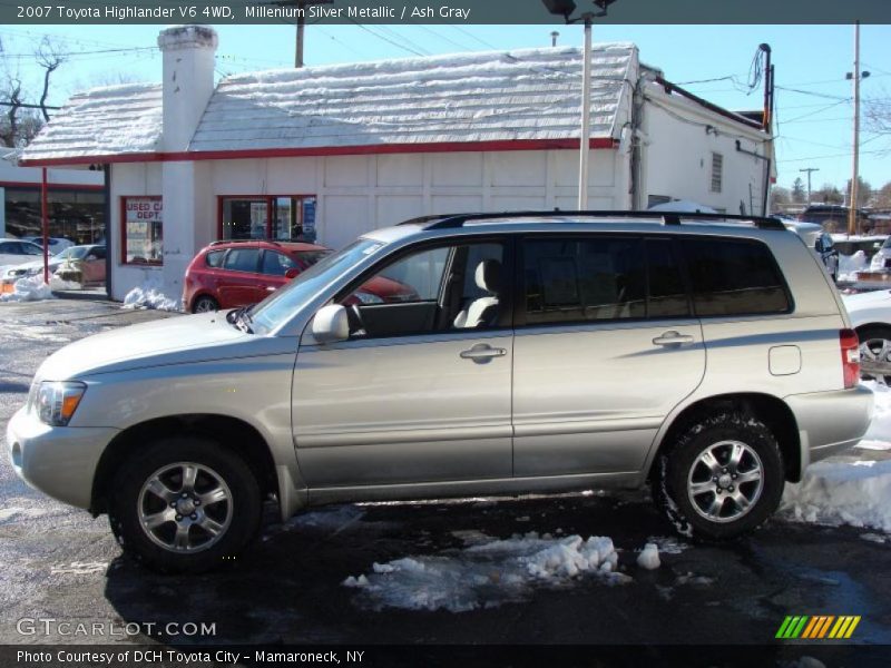Millenium Silver Metallic / Ash Gray 2007 Toyota Highlander V6 4WD