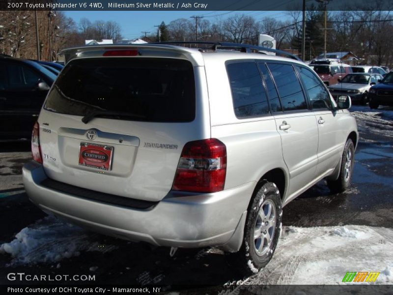 Millenium Silver Metallic / Ash Gray 2007 Toyota Highlander V6 4WD