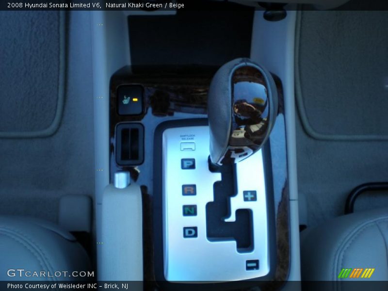 Natural Khaki Green / Beige 2008 Hyundai Sonata Limited V6