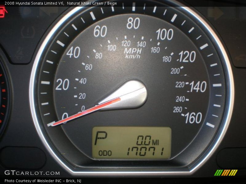 Natural Khaki Green / Beige 2008 Hyundai Sonata Limited V6