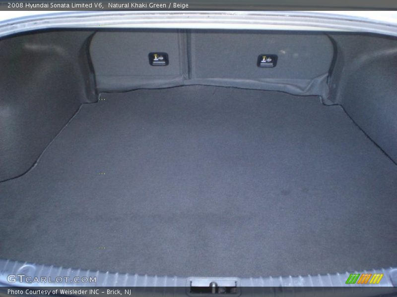 Natural Khaki Green / Beige 2008 Hyundai Sonata Limited V6