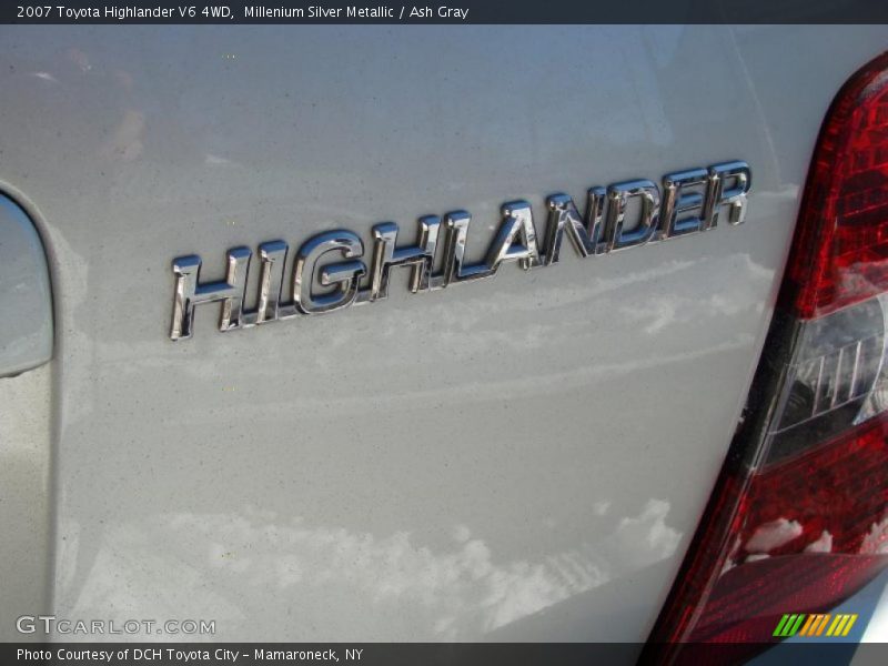 Millenium Silver Metallic / Ash Gray 2007 Toyota Highlander V6 4WD