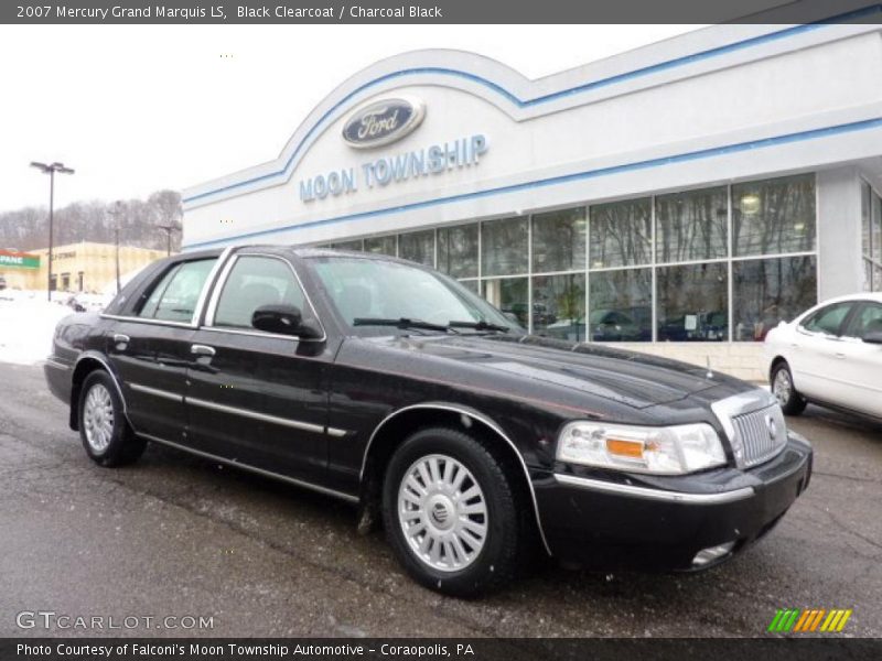 Black Clearcoat / Charcoal Black 2007 Mercury Grand Marquis LS