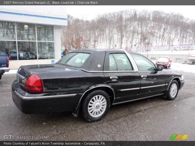 Black Clearcoat / Charcoal Black 2007 Mercury Grand Marquis LS