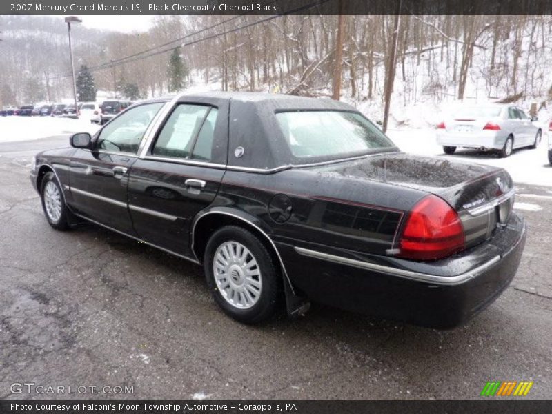 Black Clearcoat / Charcoal Black 2007 Mercury Grand Marquis LS