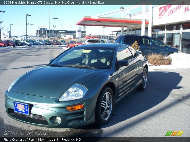 Machine Green Metallic / Sand Blast 2004 Mitsubishi Eclipse GTS Coupe