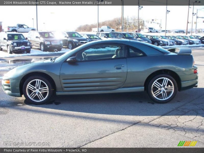 Machine Green Metallic / Sand Blast 2004 Mitsubishi Eclipse GTS Coupe