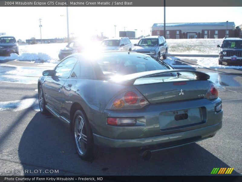 Machine Green Metallic / Sand Blast 2004 Mitsubishi Eclipse GTS Coupe