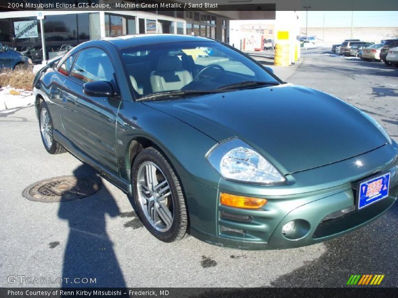 Machine Green Metallic / Sand Blast 2004 Mitsubishi Eclipse GTS Coupe