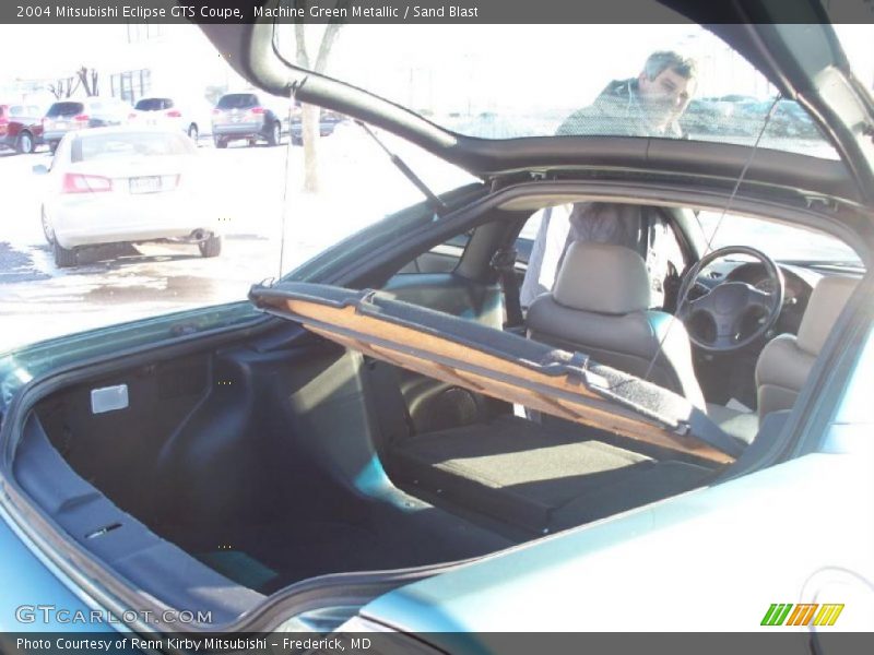 Machine Green Metallic / Sand Blast 2004 Mitsubishi Eclipse GTS Coupe
