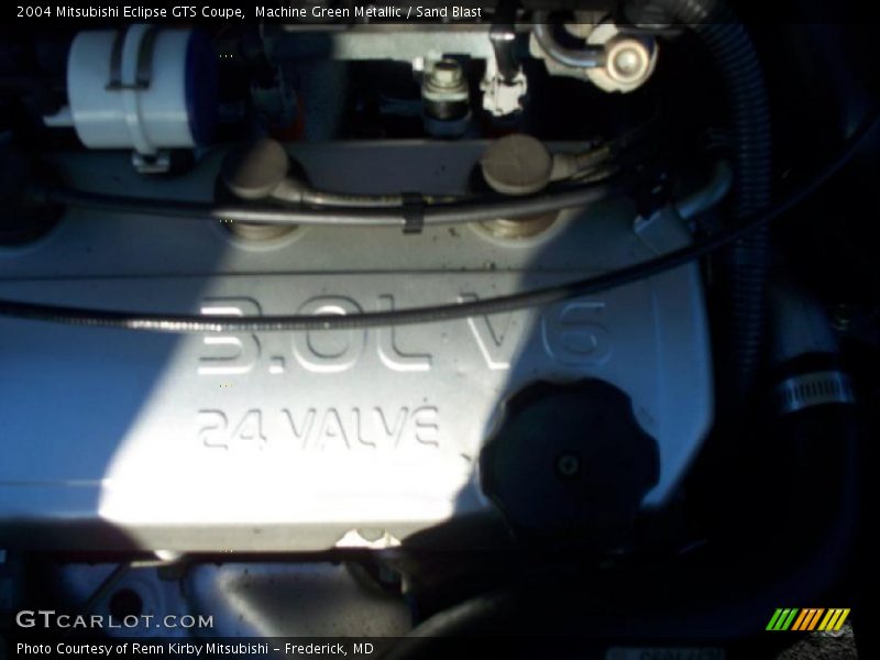 Machine Green Metallic / Sand Blast 2004 Mitsubishi Eclipse GTS Coupe