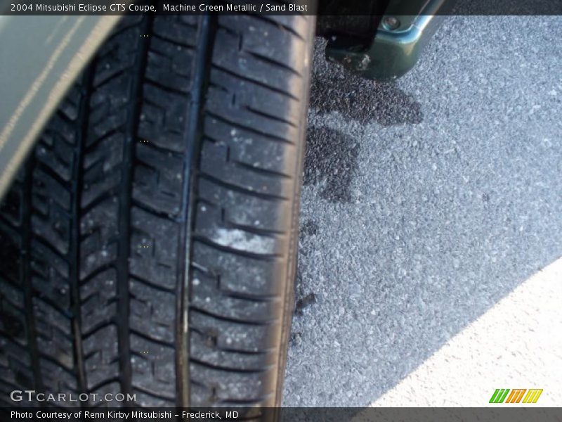 Machine Green Metallic / Sand Blast 2004 Mitsubishi Eclipse GTS Coupe