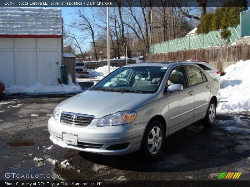 Silver Streak Mica / Dark Charcoal 2007 Toyota Corolla LE