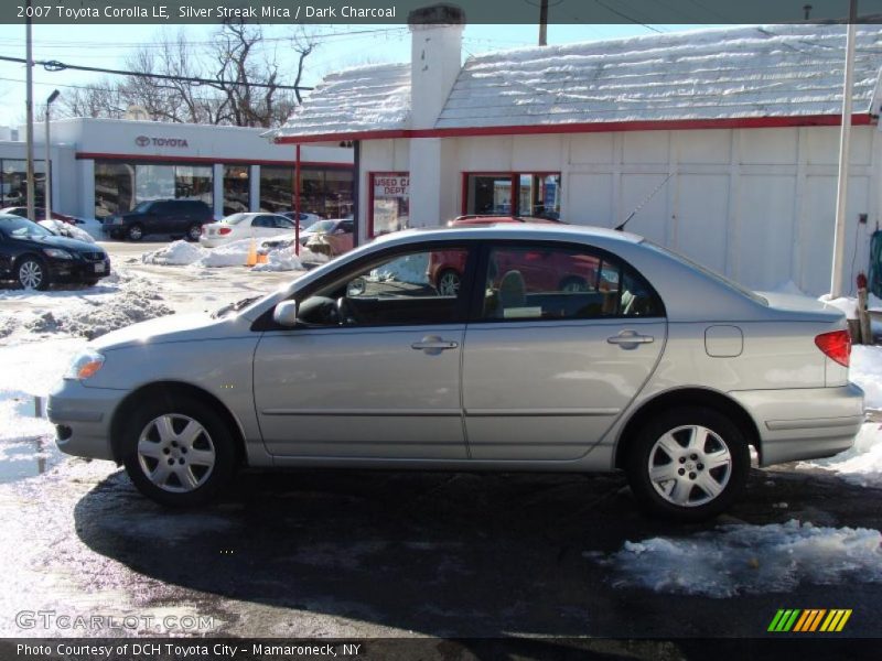 Silver Streak Mica / Dark Charcoal 2007 Toyota Corolla LE