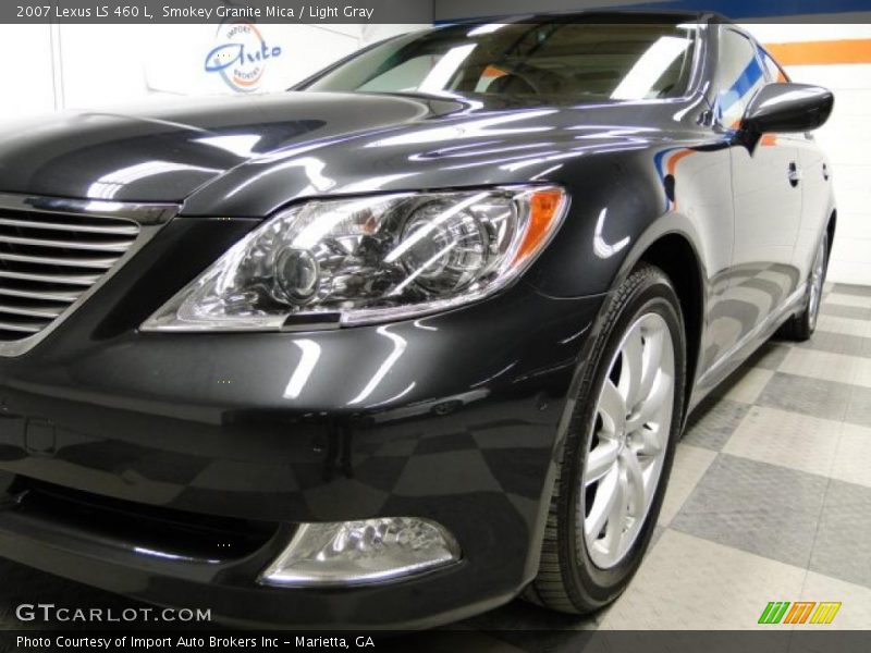Smokey Granite Mica / Light Gray 2007 Lexus LS 460 L