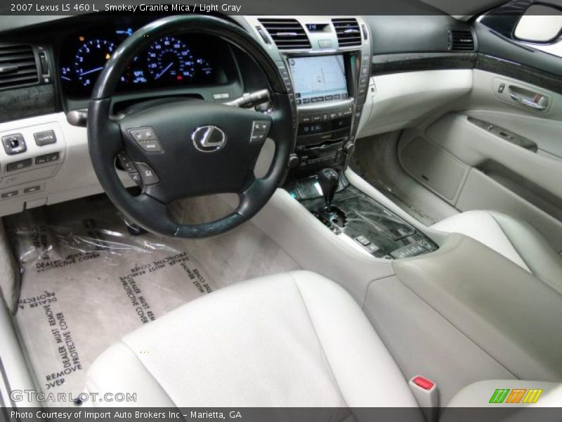 Smokey Granite Mica / Light Gray 2007 Lexus LS 460 L