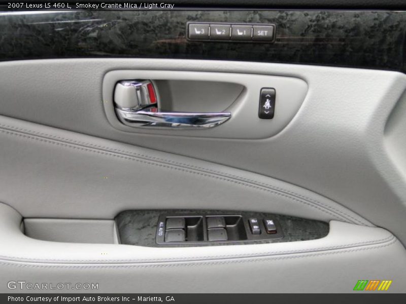 Smokey Granite Mica / Light Gray 2007 Lexus LS 460 L
