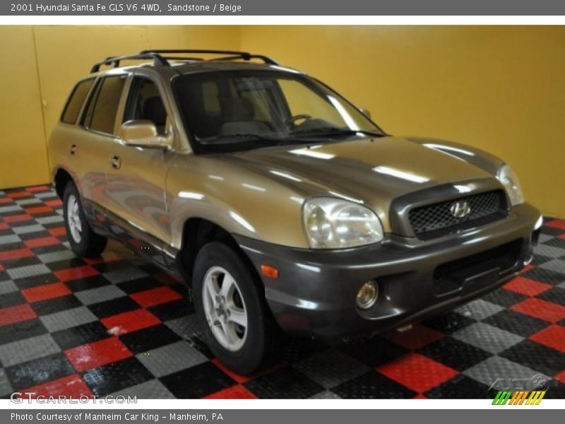 Sandstone / Beige 2001 Hyundai Santa Fe GLS V6 4WD