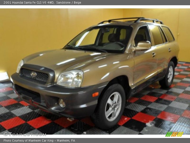 Sandstone / Beige 2001 Hyundai Santa Fe GLS V6 4WD