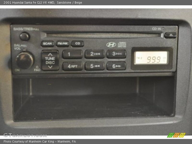 Sandstone / Beige 2001 Hyundai Santa Fe GLS V6 4WD