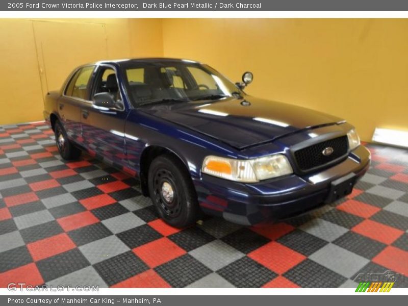 Dark Blue Pearl Metallic / Dark Charcoal 2005 Ford Crown Victoria Police Interceptor