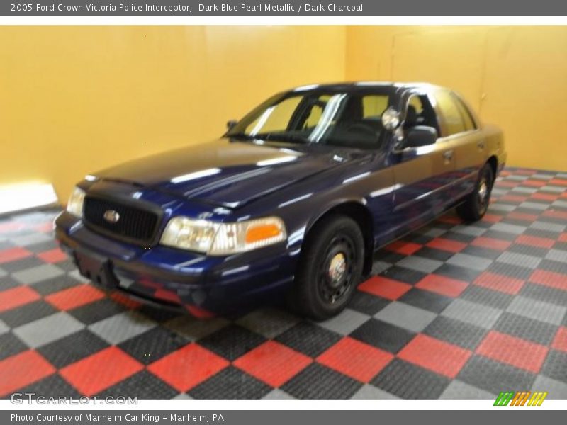 Dark Blue Pearl Metallic / Dark Charcoal 2005 Ford Crown Victoria Police Interceptor