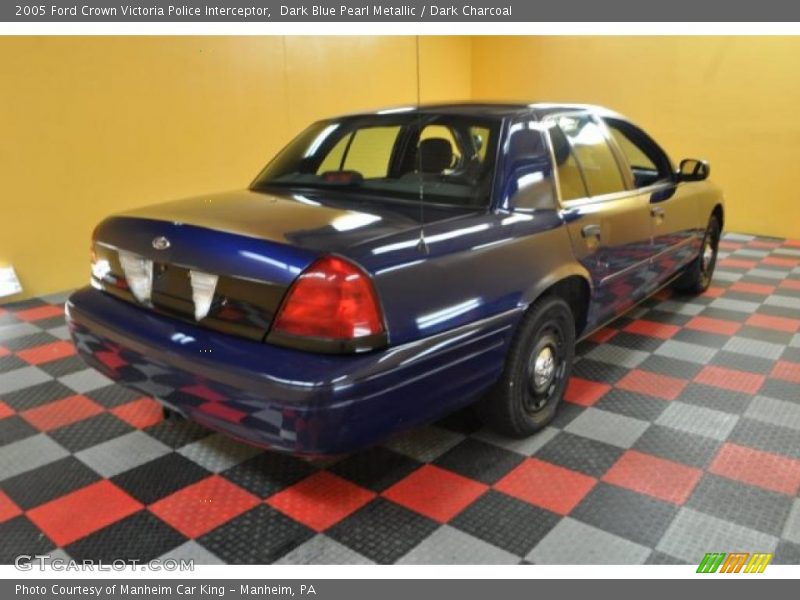 Dark Blue Pearl Metallic / Dark Charcoal 2005 Ford Crown Victoria Police Interceptor