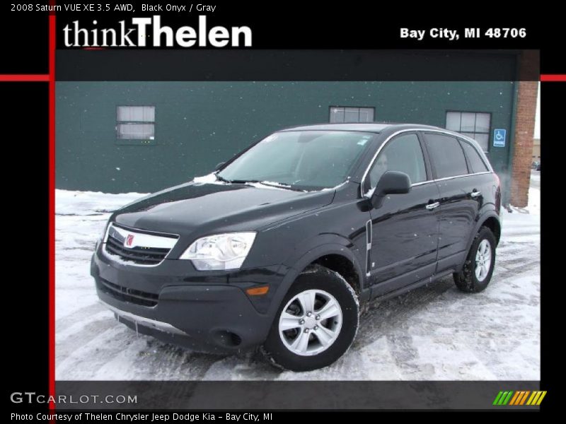 Black Onyx / Gray 2008 Saturn VUE XE 3.5 AWD