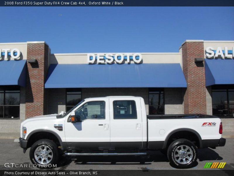 Oxford White / Black 2008 Ford F350 Super Duty FX4 Crew Cab 4x4