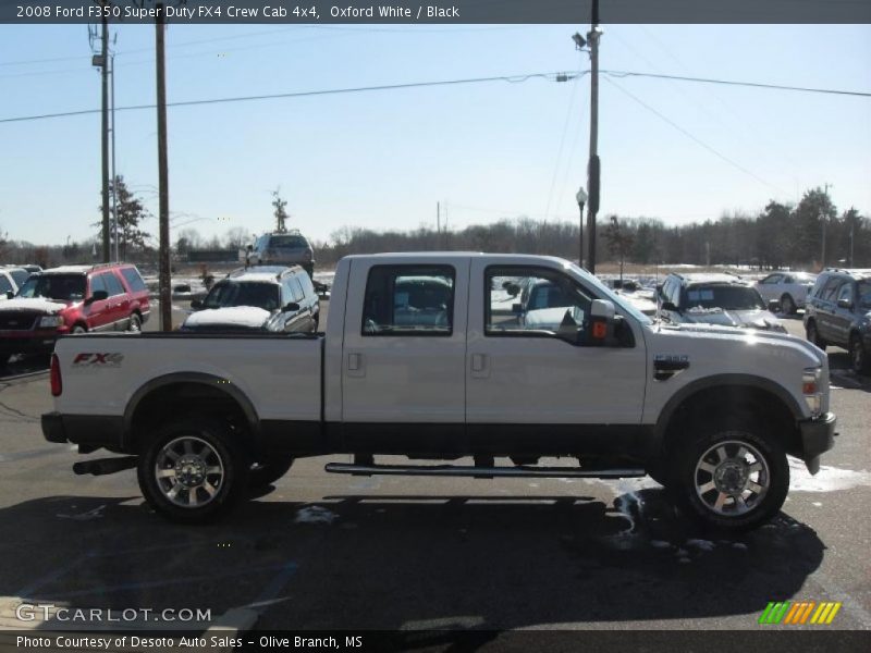 Oxford White / Black 2008 Ford F350 Super Duty FX4 Crew Cab 4x4